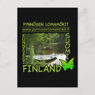 Pynnösen Lomamökit briefkaart - pas aan