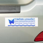 Pynnösen Lomamökit bumpersticker (Op auto)