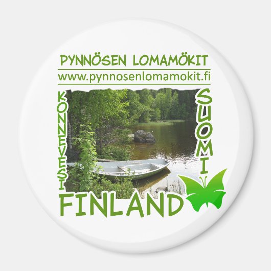 Pynnösen Lomamökit magnet (Voorkant)