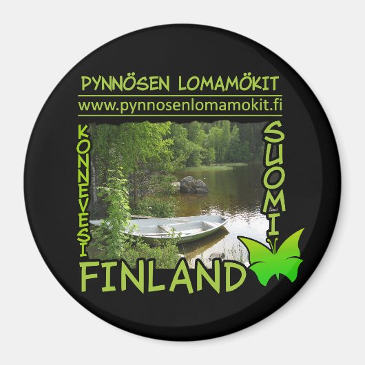 Pynnösen Lomamökit magnet (Voorkant)