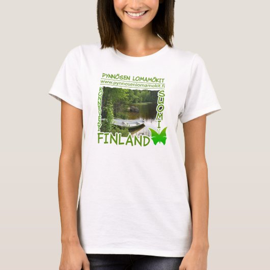 Pynnösen Lomamökit shirt - kies stijl (Voorkant)