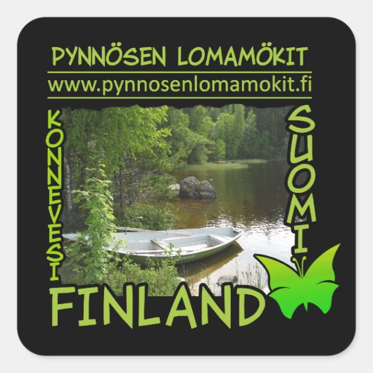 Pynnösen Lomamökit stickers (Voorkant)