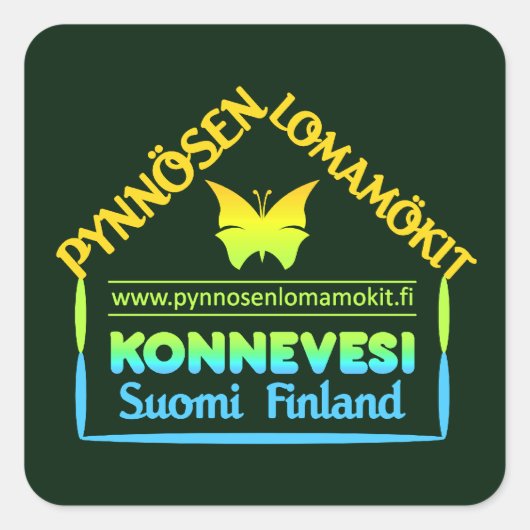 Pynnösen Lomamökit stickers (Voorkant)