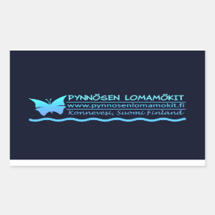 Pynnösen Lomamökit stickers - pas aan