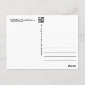 Pyongyang, bezoek Noord-Korea Briefkaart (Achterkant)