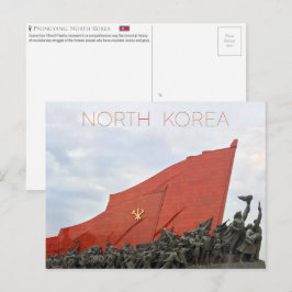 Pyongyang, Noord-Korea Ansichtkaart Briefkaart