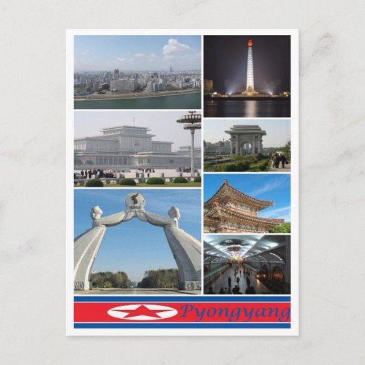 Pyongyang - Noord-Korea - Briefkaart (Voorkant)