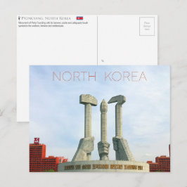 Pyongyang, Noord-Korea Briefkaart