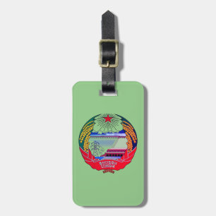 Pyongyang, Noord-Korea (DVK) Heremitisch Koninkrij Bagagelabel