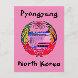 Pyongyang, Noord-Korea (DVK) Heremitisch Koninkrij Briefkaart