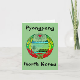 Pyongyang, Noord-Korea (DVK) Heremitisch Koninkrij Kaart