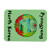 Pyongyang, Noord-Korea (DVK) Heremitisch Koninkrij Magneet (Horizontaal)