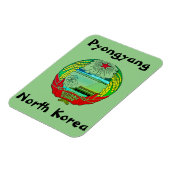 Pyongyang, Noord-Korea (DVK) Heremitisch Koninkrij Magneet (Linkerzijde)