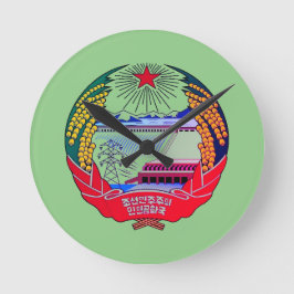 Pyongyang, Noord-Korea (DVK) Heremitisch Koninkrij Ronde Klok