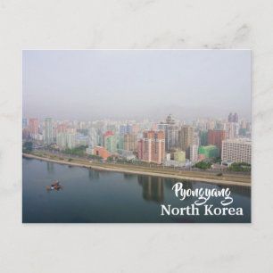 Pyongyang Noord-Korea - een City-Uitzicht Briefkaart