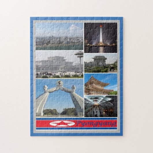 Pyongyang - Noord-Korea - Legpuzzel (Verticaal)