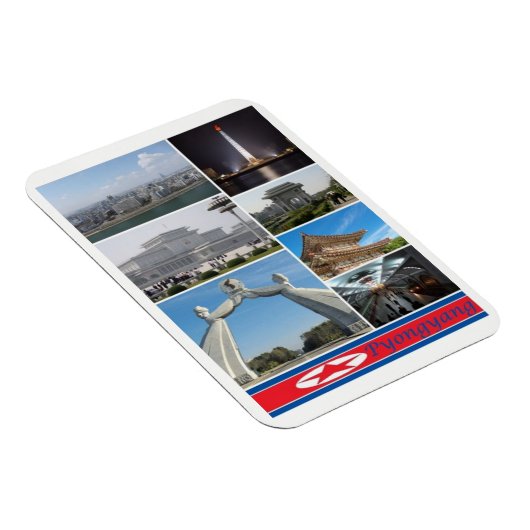 Pyongyang - Noord-Korea - Magnet Magneet (Rechterzijde)