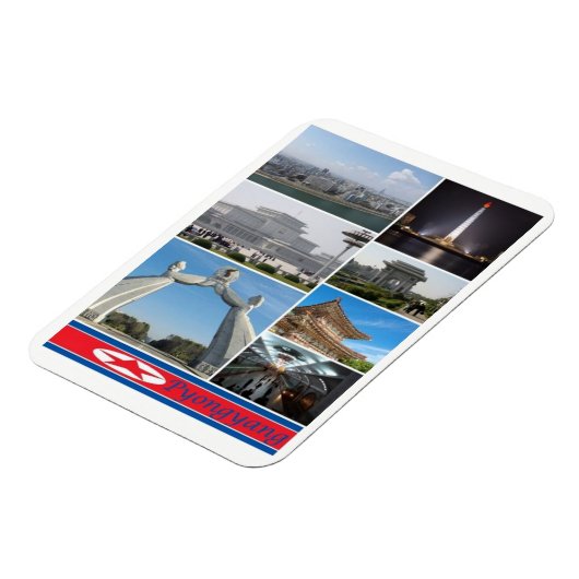 Pyongyang - Noord-Korea - Magnet Magneet (Linkerzijde)