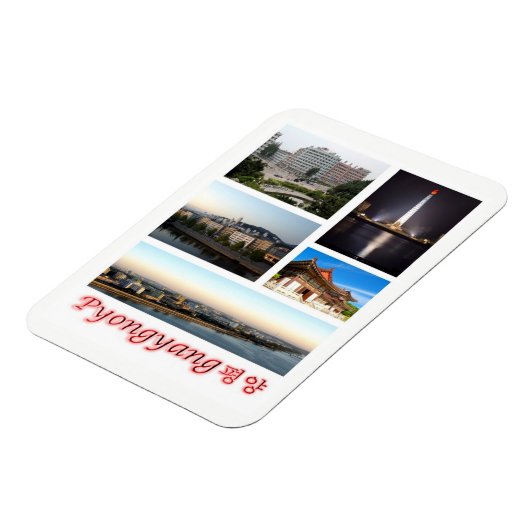 Pyongyang - Noord-Korea - Mozaïek - Magnet Magneet (Linkerzijde)