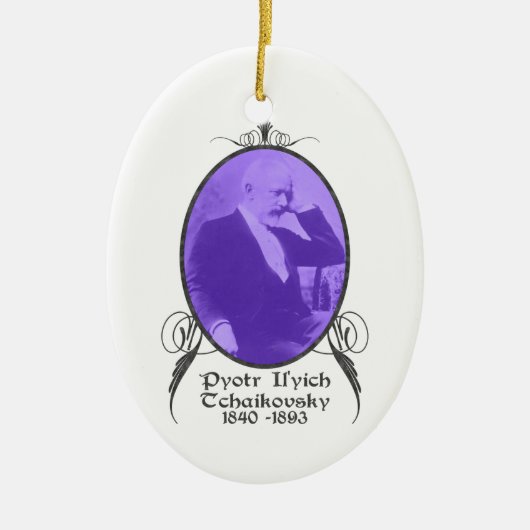 Pyotr Il'yich Tchaikovsky Ornament (Voorkant)