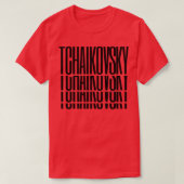 Pyotr Ilyich Tchaikovsky T-shirt (Design voorkant)