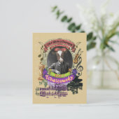 Pyotr Tchaicowsky Cow Animal Composer Tchaikovsky Briefkaart (Staand voorkant)