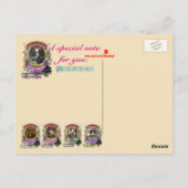 Pyotr Tchaicowsky Cow Animal Composer Tchaikovsky Briefkaart (Achterkant)