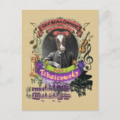 Pyotr Tchaicowsky Cow Animal Composer Tchaikovsky Briefkaart (Voorkant)