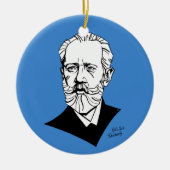 Pyotr Tchaikovsky Keramisch Ornament (Voorkant)