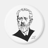 Pyotr Tchaikovsky Magneet (Voorkant)