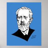 Pyotr Tchaikovsky Poster (Voorkant)