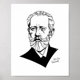 Pyotr Tchaikovsky Poster