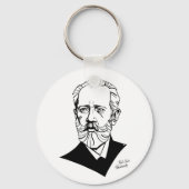 Pyotr Tchaikovsky Sleutelhanger (Voorkant)