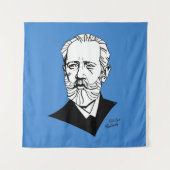Pyotr Tchaikovsky Wandkleed (Voorkant)