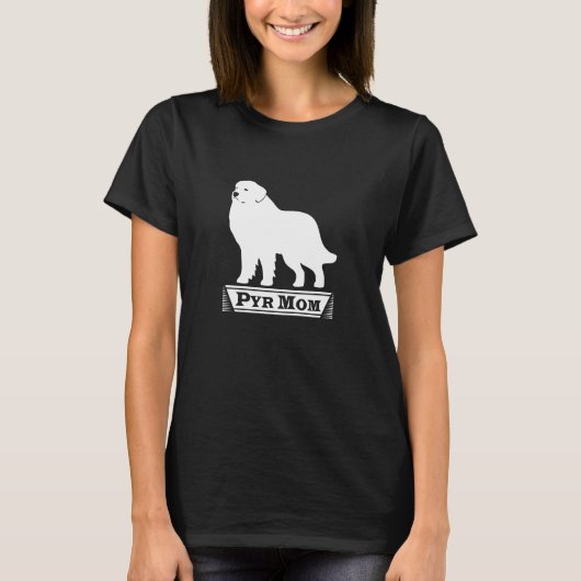 Pyr Mom Grote Pyreneeën T-shirt (Voorkant)