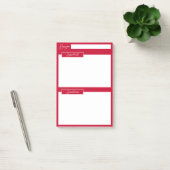Pyracantha-bes rode recept sticky notities post-it® notes (Kantoor)