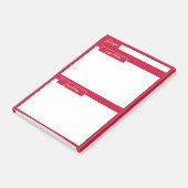 Pyracantha-bes rode recept sticky notities post-it® notes (Schuin)