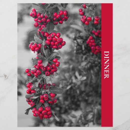 Pyracantha-besjes Eten Recept Scheiding (Voorkant)