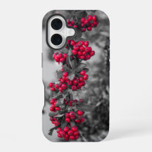 Pyracantha-besjes telefoonhoesje