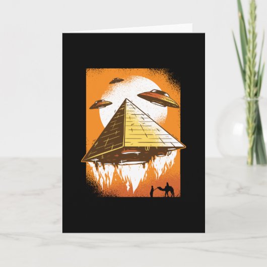 Pyramid Alien Invader Kaart (Voorkant)