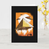 Pyramid Alien Invader Kaart (Gele Bloem)
