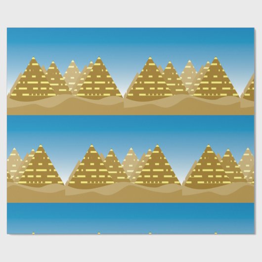 Pyramid City Cadeaupapier (Vlak)