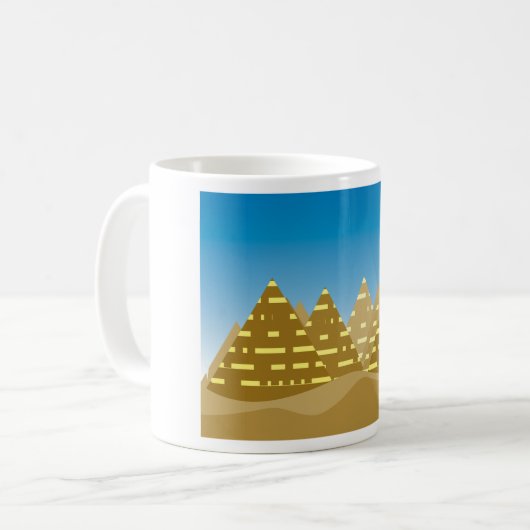 Pyramid City Koffiemok (Voorkant links)