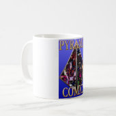 Pyramid Comics Mok - Blauwe Achtergrond (Voorkant links)