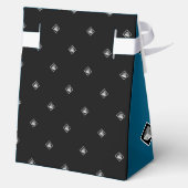 Pyramid Cube Blk Wit Blauwgroen Bedankdoosjes (Achterkant)