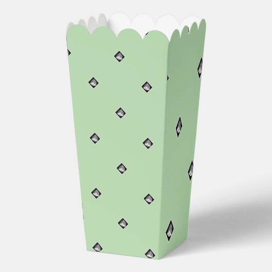 Pyramid Cube Herhaal Mint Groen Bedankdoosjes (Achterkant)