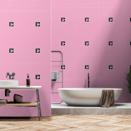 Pyramid Cube Repeat Pink Behang