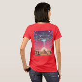 Pyramid Drop — Aliens Deliver the Truth T-shirt (Achterkant volledig)