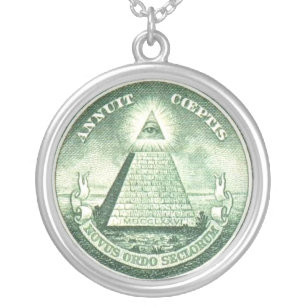 Pyramid Eye - Verwerende partij Zilver Vergulden Ketting