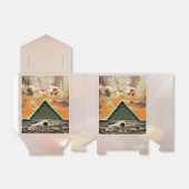 Pyramid geschenkzak bedankdoosjes (Uitgevouwen)